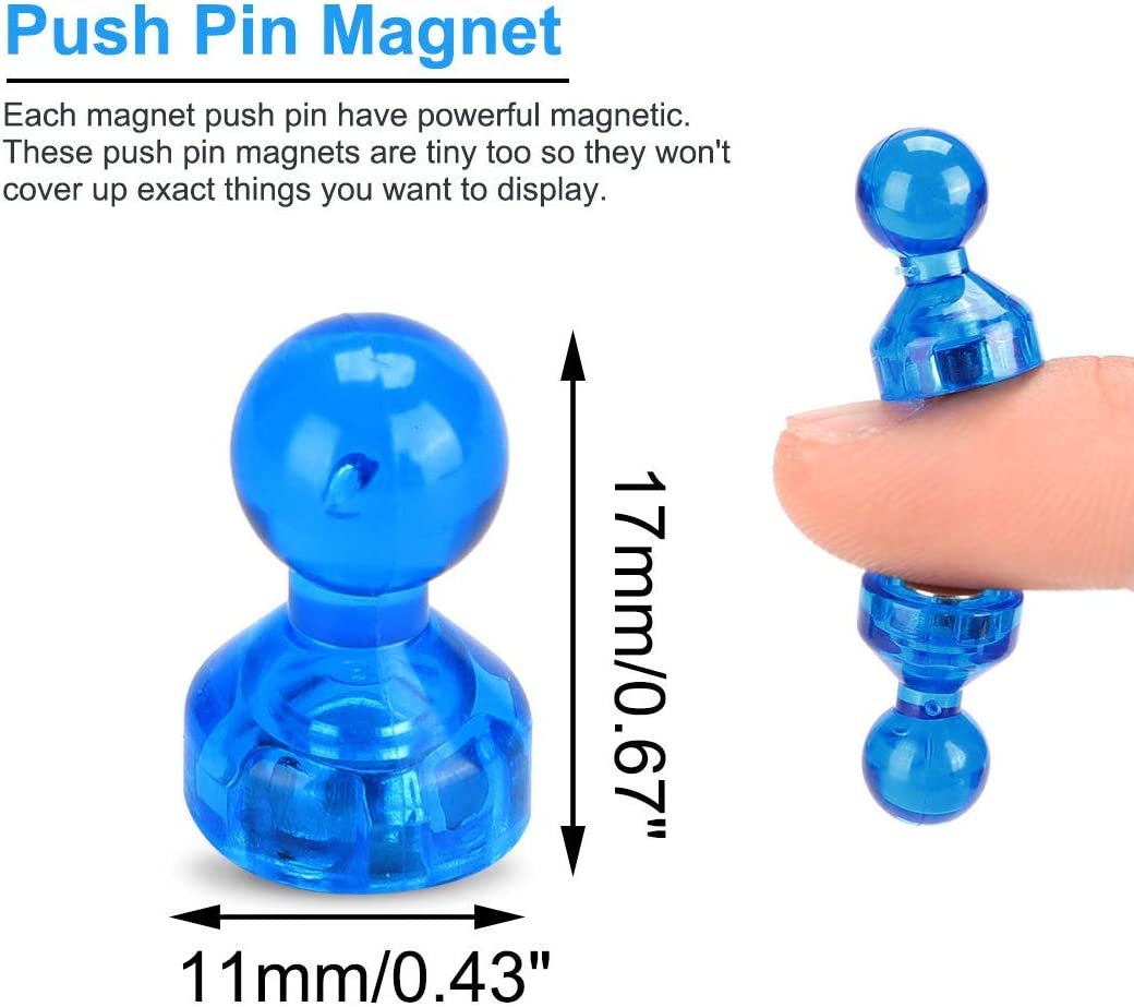 Super Strong Plastic Push Pin Magnets for Heavy Duty Fridge Cylindrical Grade NdFeB