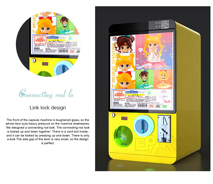 Coin Operated Small self-service vending machine Gacha Capsule Machine