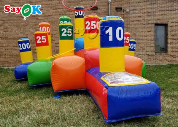 Outdoor Inflatable Games UV Resistance 2.3x2.1m Small Inflatable Hoopla Game