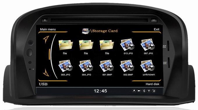 Ouchuangbo S100 Platform Auto DVD Player Ford Fiesta 2009-2012 GPS System Headunit Radio Bluetooth USB OCB-152