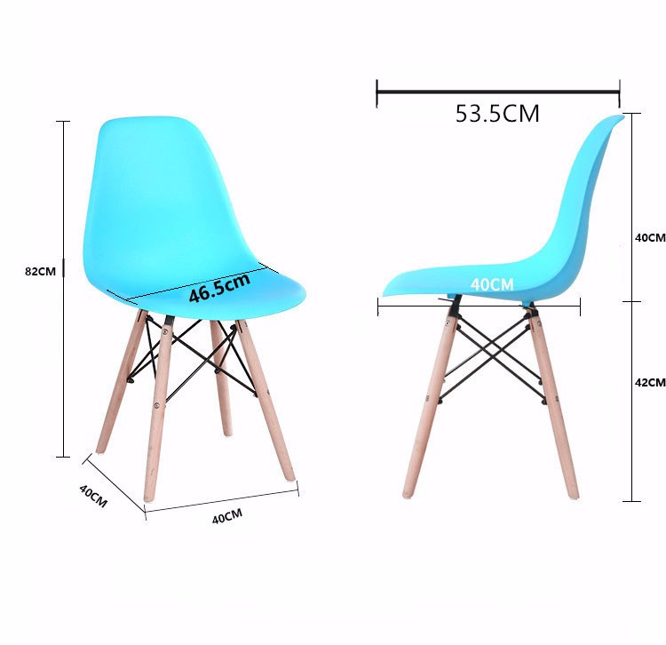 Anti Slip Wooden Dining Chairs For Kitchen / Living Room / Bedroom