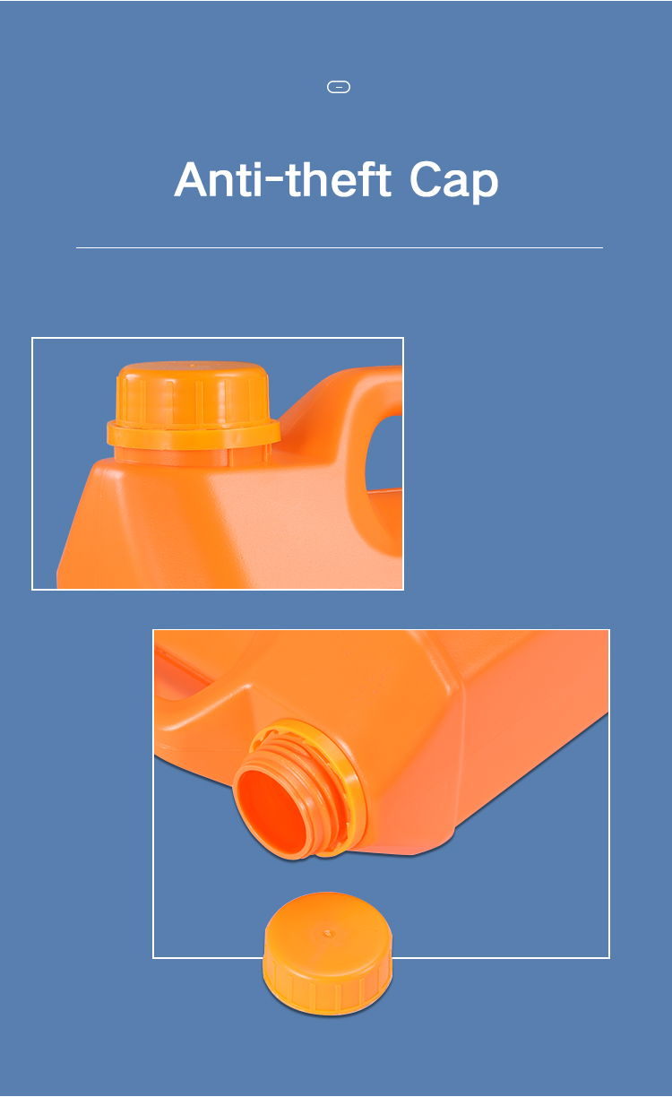 Stackable Plastic Square Sealed 25l Jerry Can For Agricultural Pesticide Packing