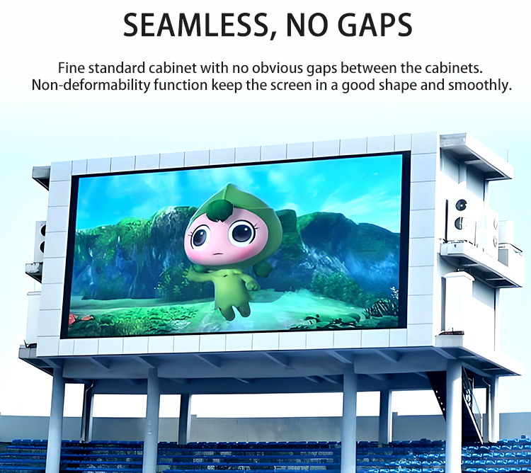 P6 LED Video Wall Panels Outdoor Fixed LED Display Screen 576*576mm Cabinet Size
