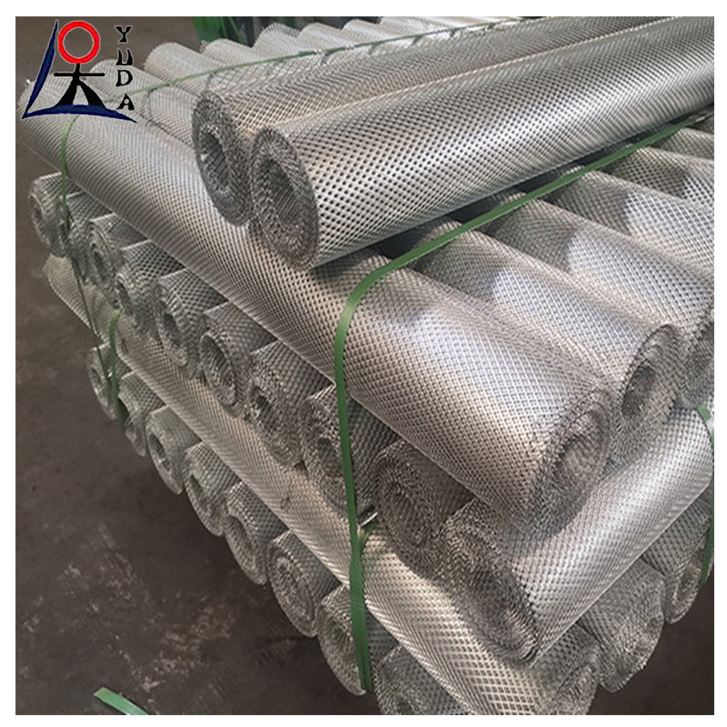 Hot Dipped Galvanized Suspended Ceiling Aluminium Expanded Metal Mesh 0.1 - 8mm 50m/roll