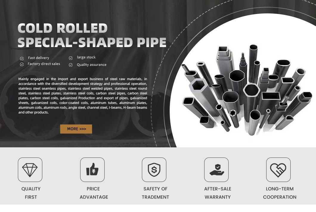 Cold Drawn Carbon Steel Pipe Special Shape Carbon Steel Tube Customized Carbon Steel Hexagonal Tube