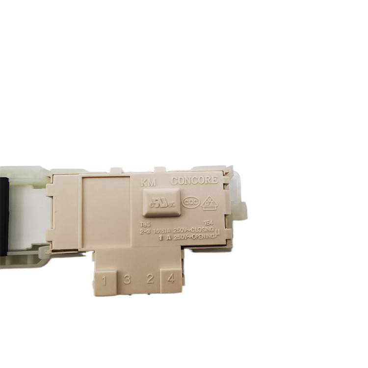 Custom Push Switch 6601ER1005A for Washing Machine Door Lock Plate in White Gray