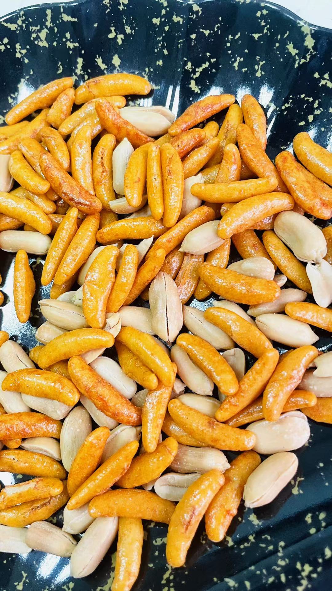 Plain Persimmon Japanese Chilli Rice Crackers Crunchy Texture