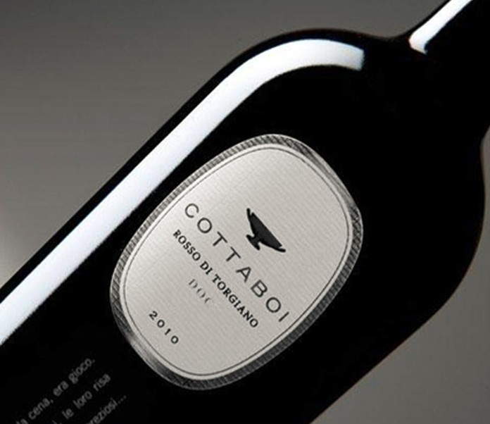 Hot Stamping Custom Design Bottle Label Of Red Wine / Private Label Sticker