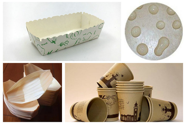 Waterproof PE Coating White & Brown Craft Paper Roll 36'' Making Plate Bowl