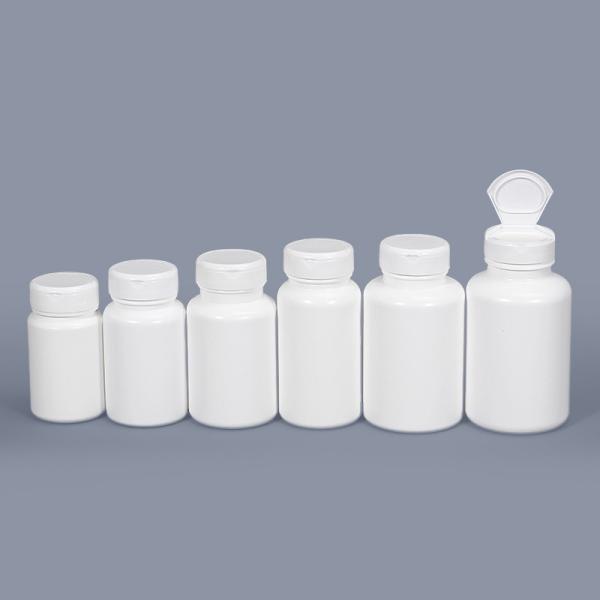 Logo Printing Flip Top Cap Medicine Pill Bottles for Pharmaceutical Storage