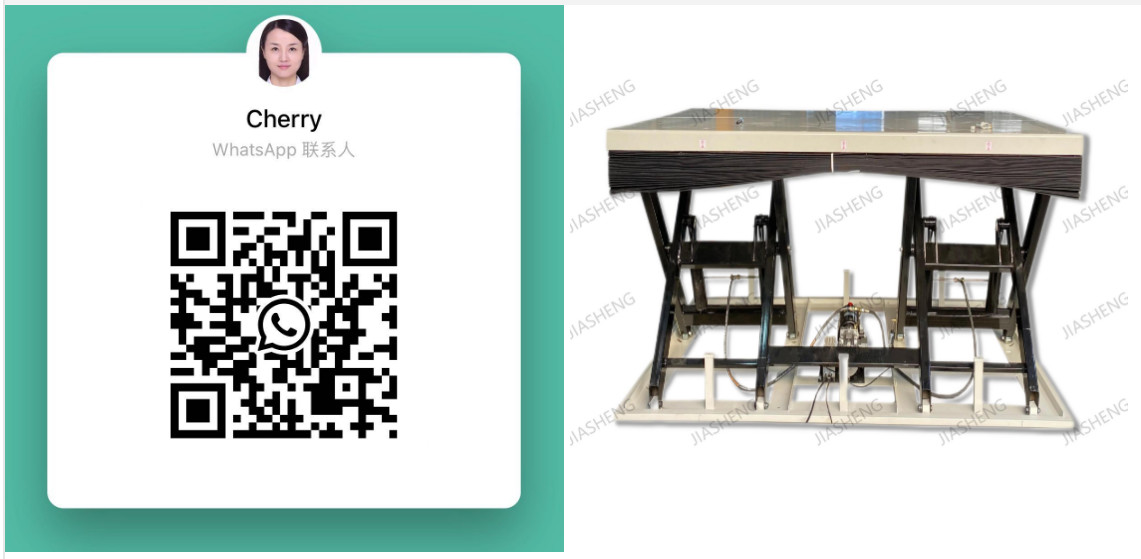 2 Ton Large Platform 2.5mx0.82m Transverse Hydraulic Double Scissor Lift Table 1000mm