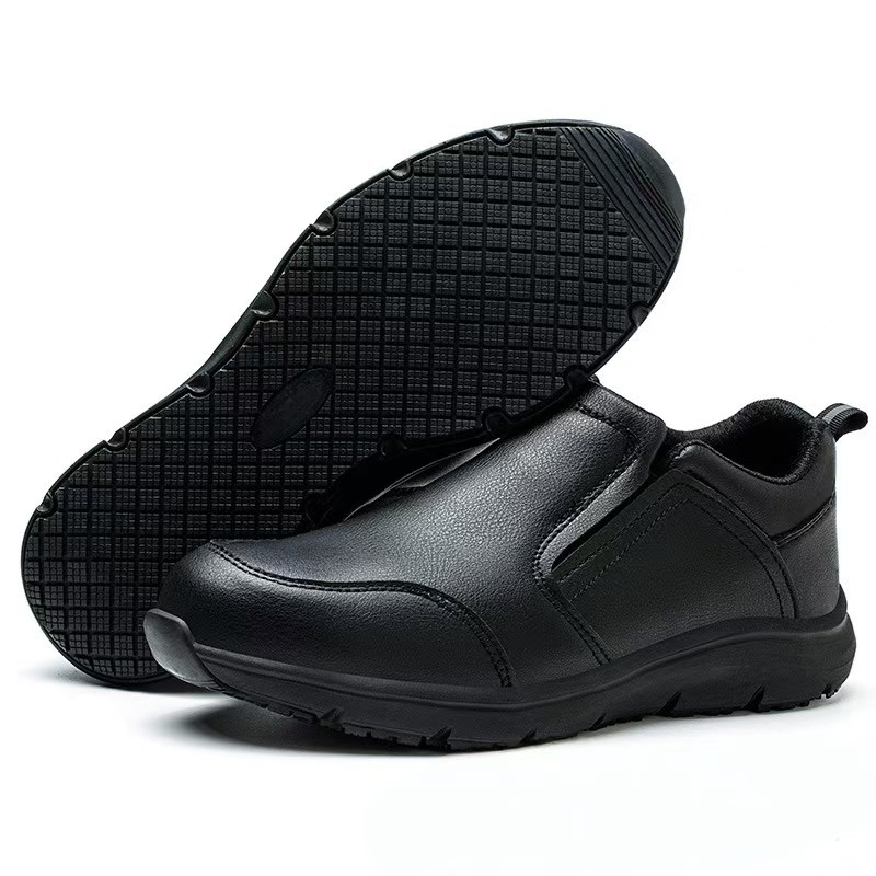 Unisex Kitchen Safety Shoes Anti Smash Slip On Work Shoes Durable SRC