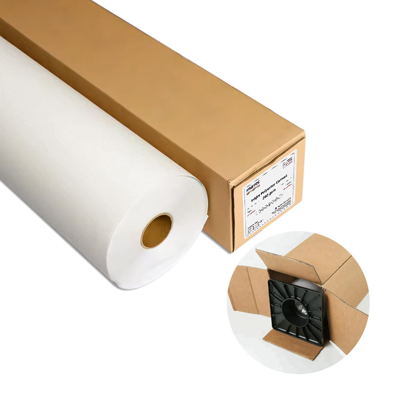 Aqueous Pure Cotton Canvas Roll 360gsm Acid Free For Canon Printer