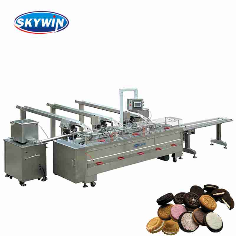 Automatic Ice Cream Sandwich Biscuit Cookie Making Machine Bakery Equipment