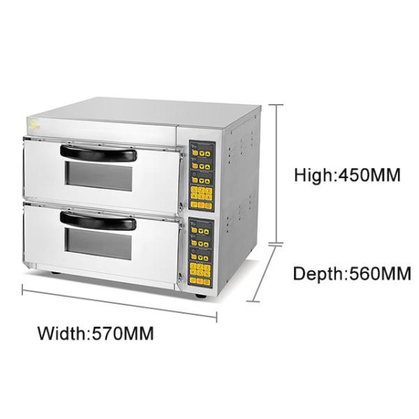 220-240V/50Hz-60Hz Voltage 3kw Commercial Baking Equipment with Temperature