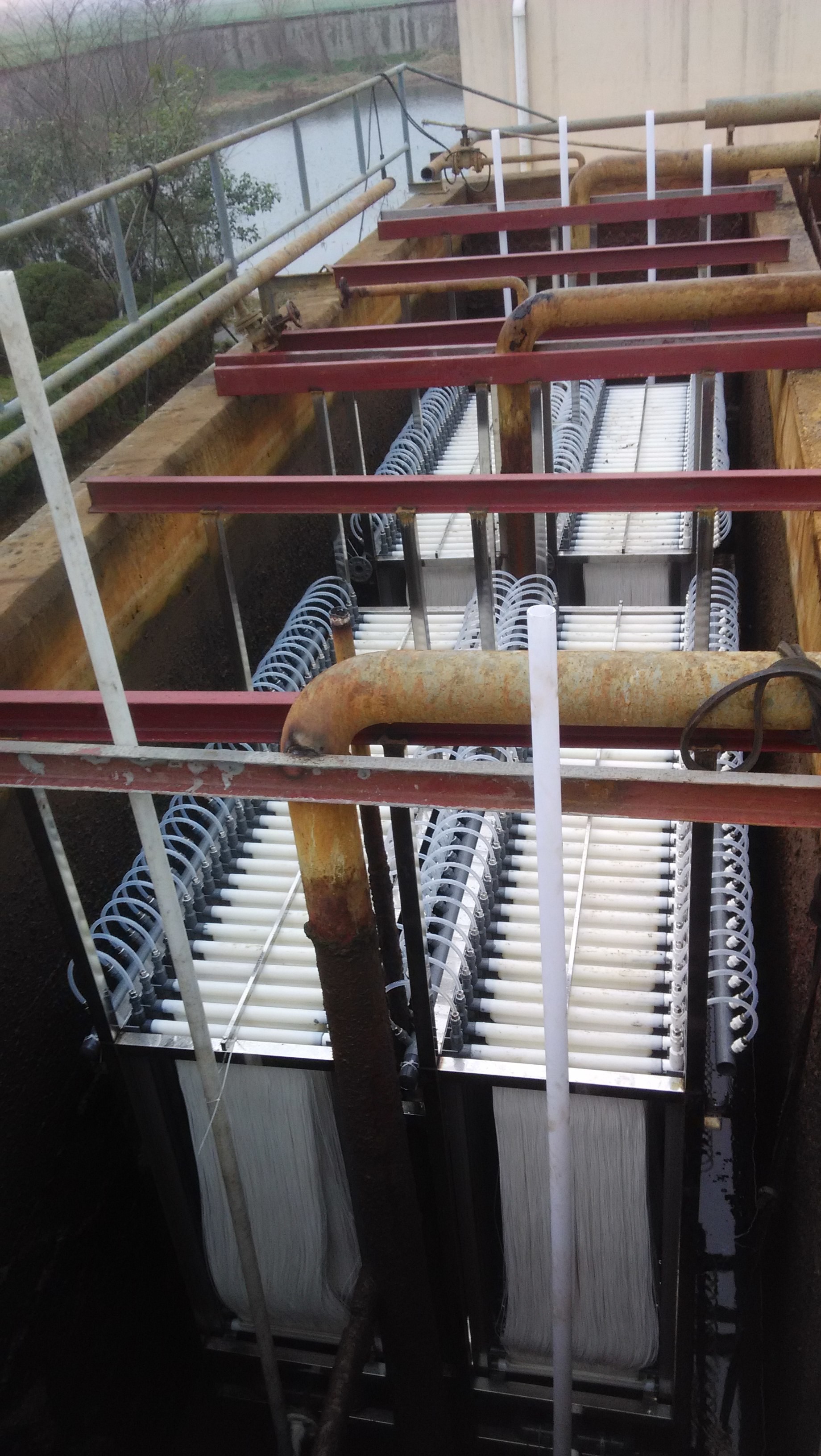 0.05um Hollow Fiber Reactor For Sewage Treatment PVDF Submerged Mbr Membrane