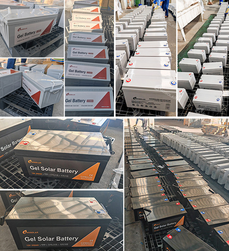 12v 100Ah 150Ah 200Ah 250Ah VRLA Solar Energy Storage Lead Acid Batteries for Charging