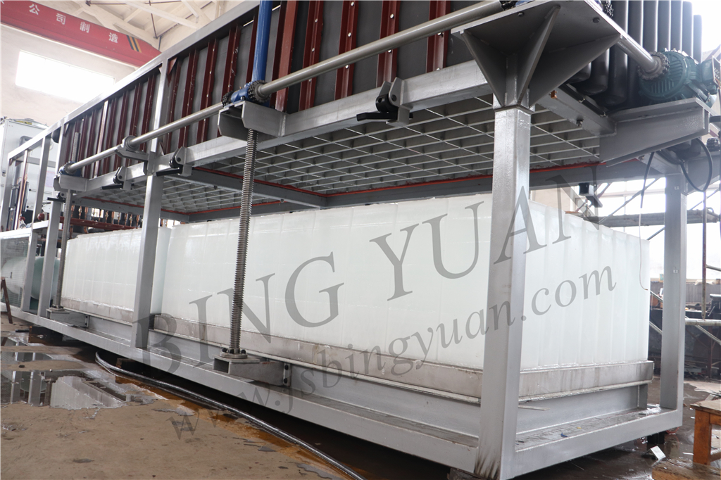 0.5T 220 Volt 50KG Block Ice Maker Machine , Salt Water Ice Block Machine