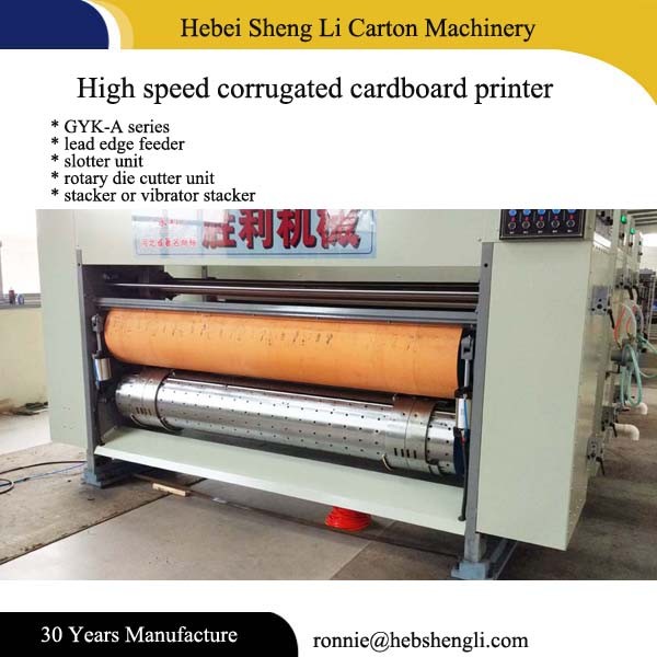 High Speed Corrugated Carton Box Machine High Precision For Label Printing