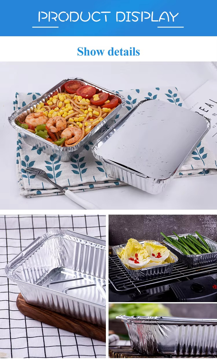 9x13 Foil Pan 30 Packs Heavy Duty Half Size Disposable Foil Tins