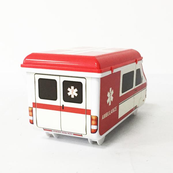 Small Car First Aid Box For Vehicles Medical Ambulance Cute Pill Case 250mmx140m