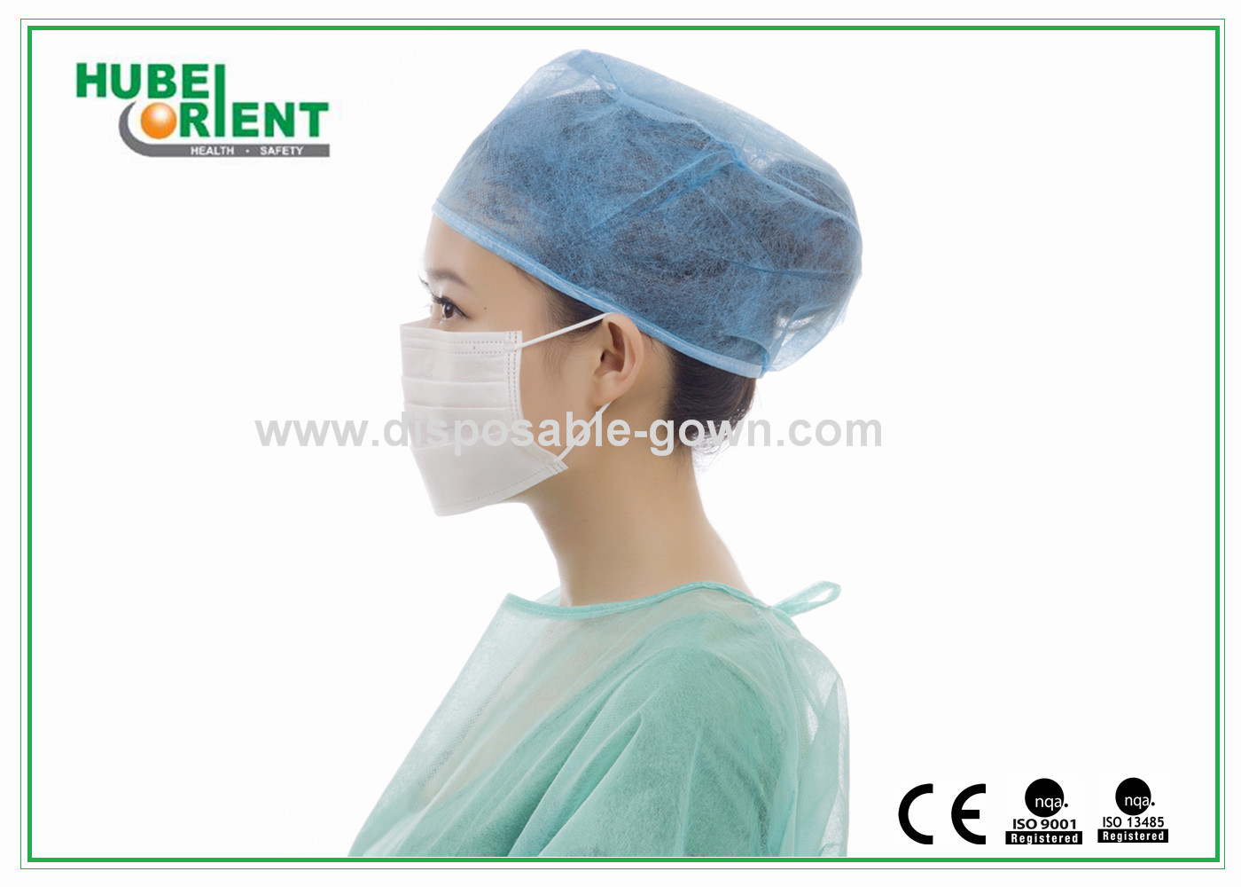 ESD 3 Ply Face Mask White Anti Static disposable dust masks with Ear Loop