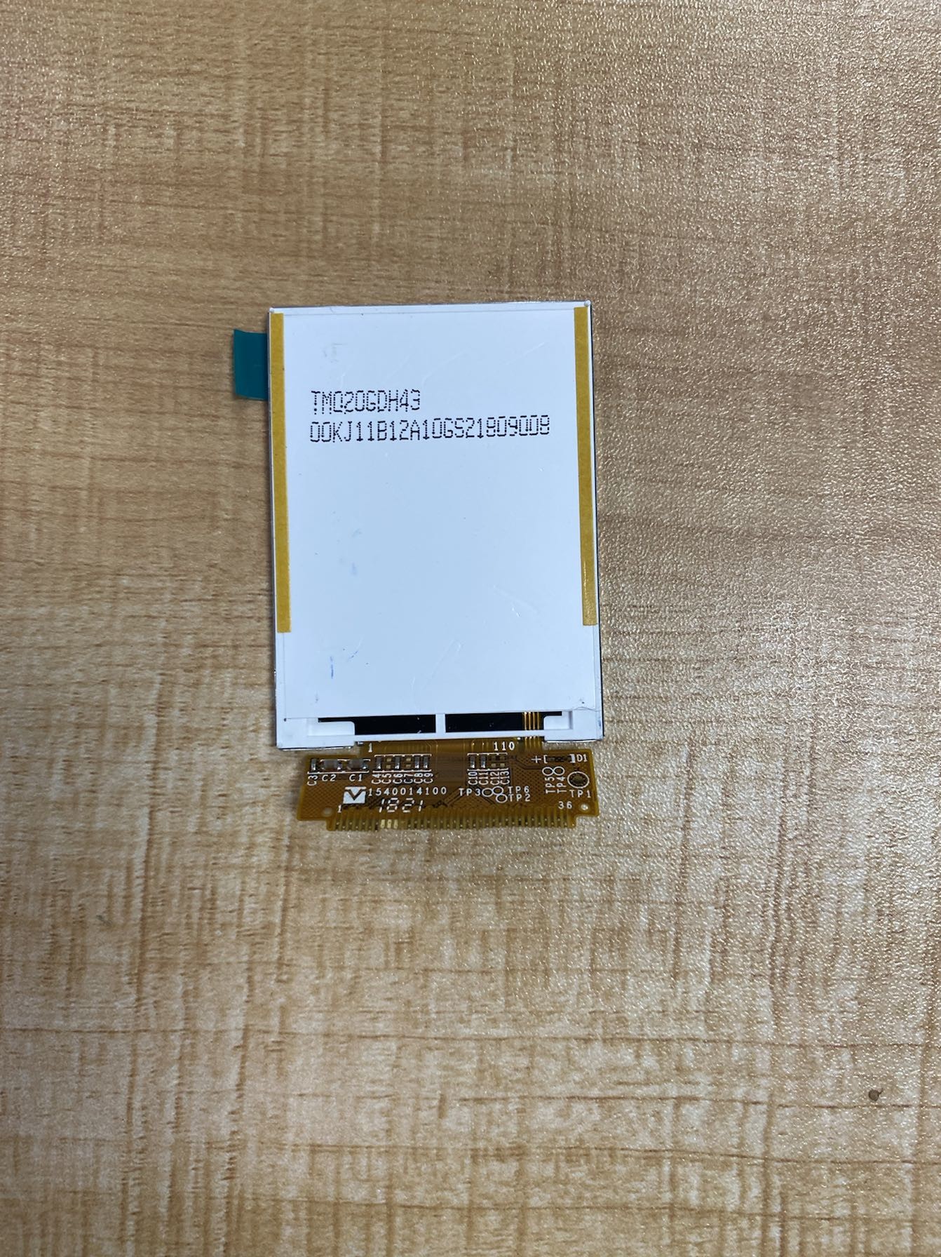 TM020GDH43 TIANMA 2.0" 176(RGB)×220 220 cd/m² INDUSTRIAL LCD DISPLAY