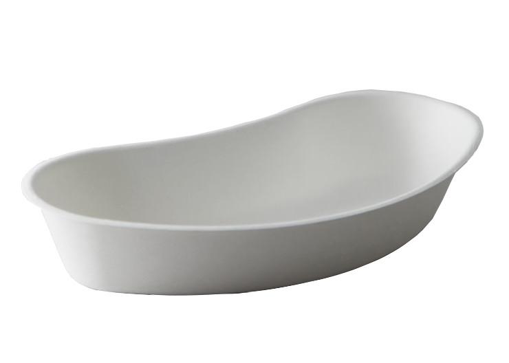 Biodegradable Disposable Paper Pulp Kidney Dish Tray 700ml