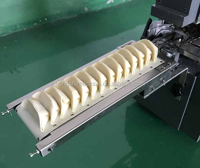 Factory Price Semi Automatic Japanese technical dumpling gyoza making machine