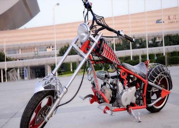 Spiderman Style 50cc Street Legal Motorcycle , Custom Harley Choppers 12V