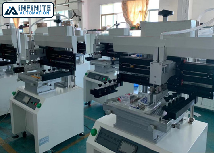 Semi Automatic Solder Paste SMT Printer Machine Frame Size 370×470mm
