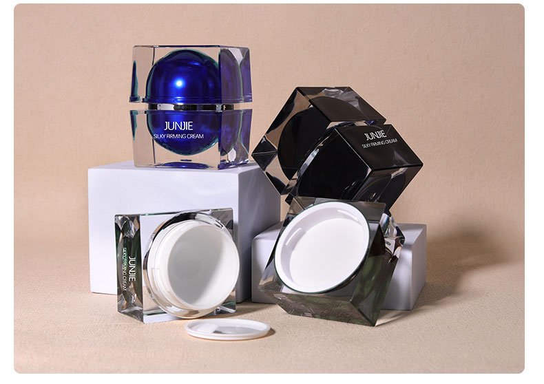 Professional Acrylic Cosmetic Storage Jar Multi Beauty Jar For Screen Printing Skin Care