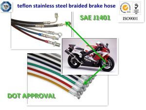  dot approved OE stainless steel wire braided brake line Manufactures