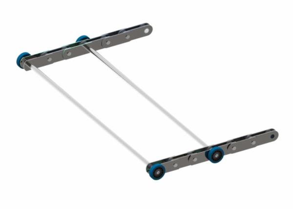 Escalator Spare part, pallet chain, Roller outside Link - pitch 135.46, solid