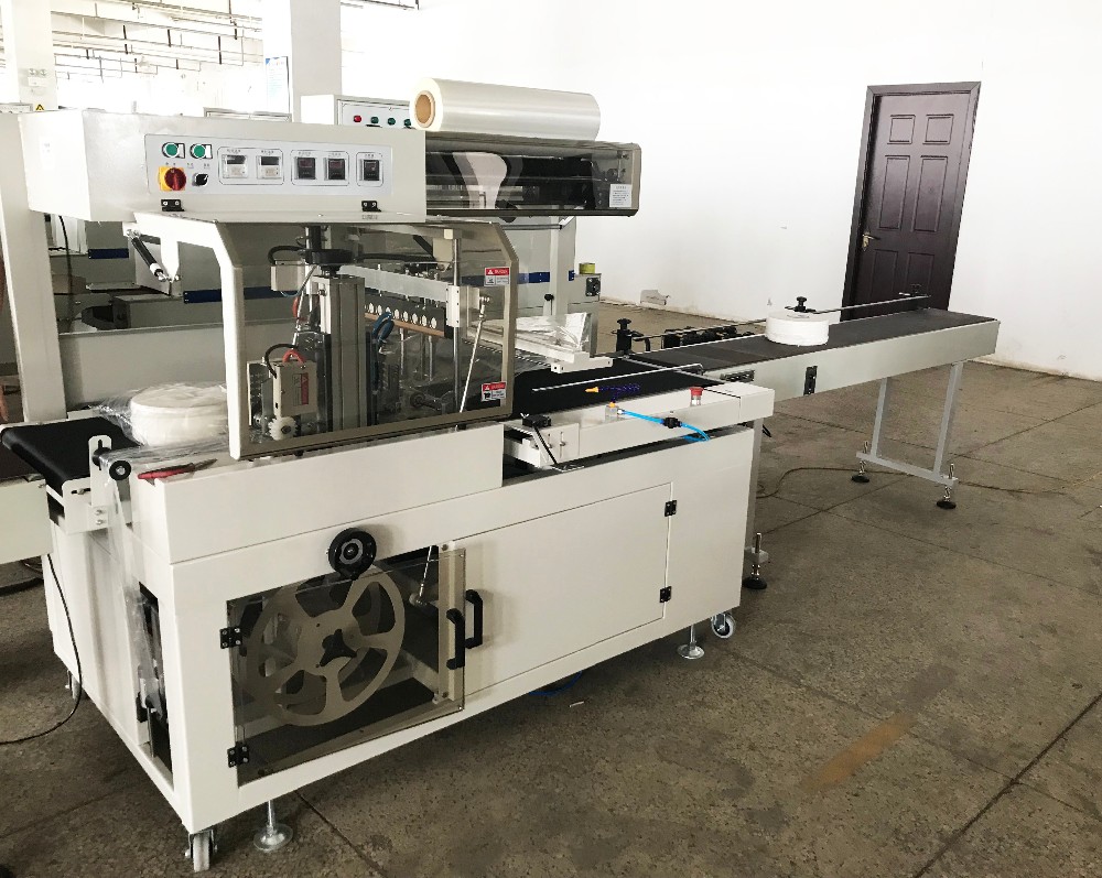 L Sealer Shrinking Film Wrapping Machine For Lunch Box
