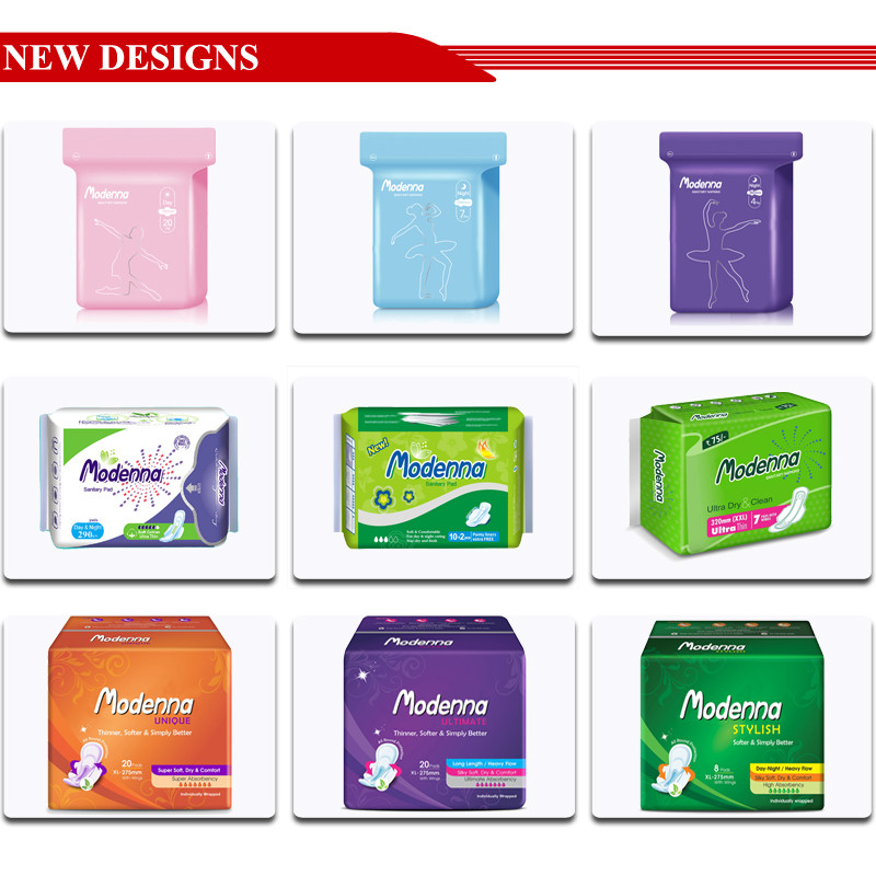 Super Absorbent Organic Cotton 155mm Sanitary Pads Panty Liners