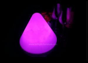 Battery Powered LED Decorative Table Lamps , RGB Cone Shaped Baby Night Light