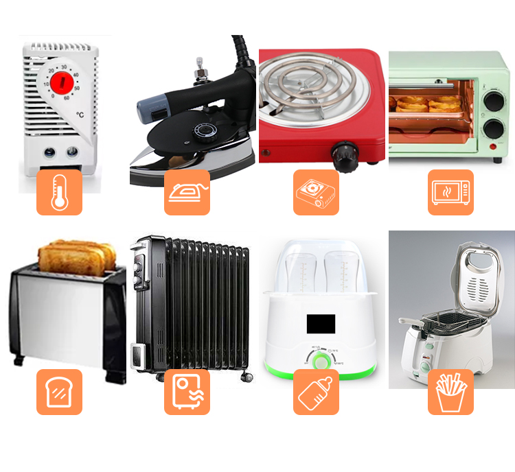 High Temperature Control Thermostat for Other Home Appliance Parts in 50-250 C Range