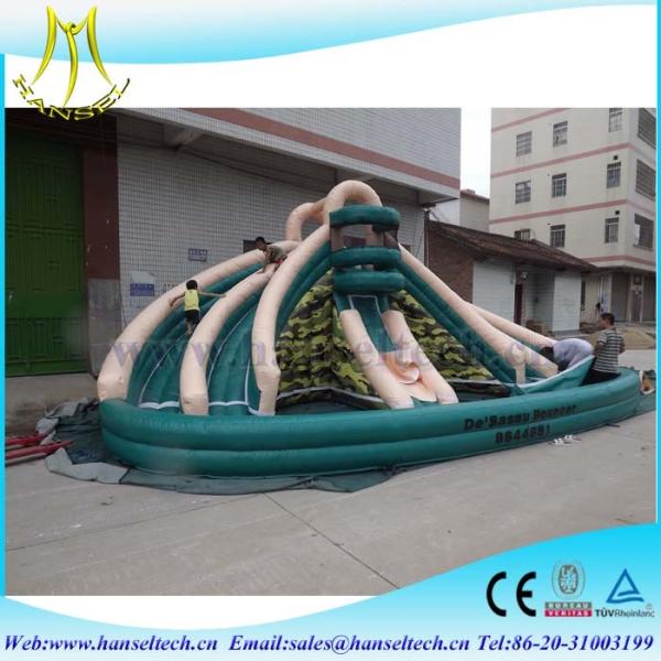 Hansel hot selling children amusement park inflatable bounce house inflatable
