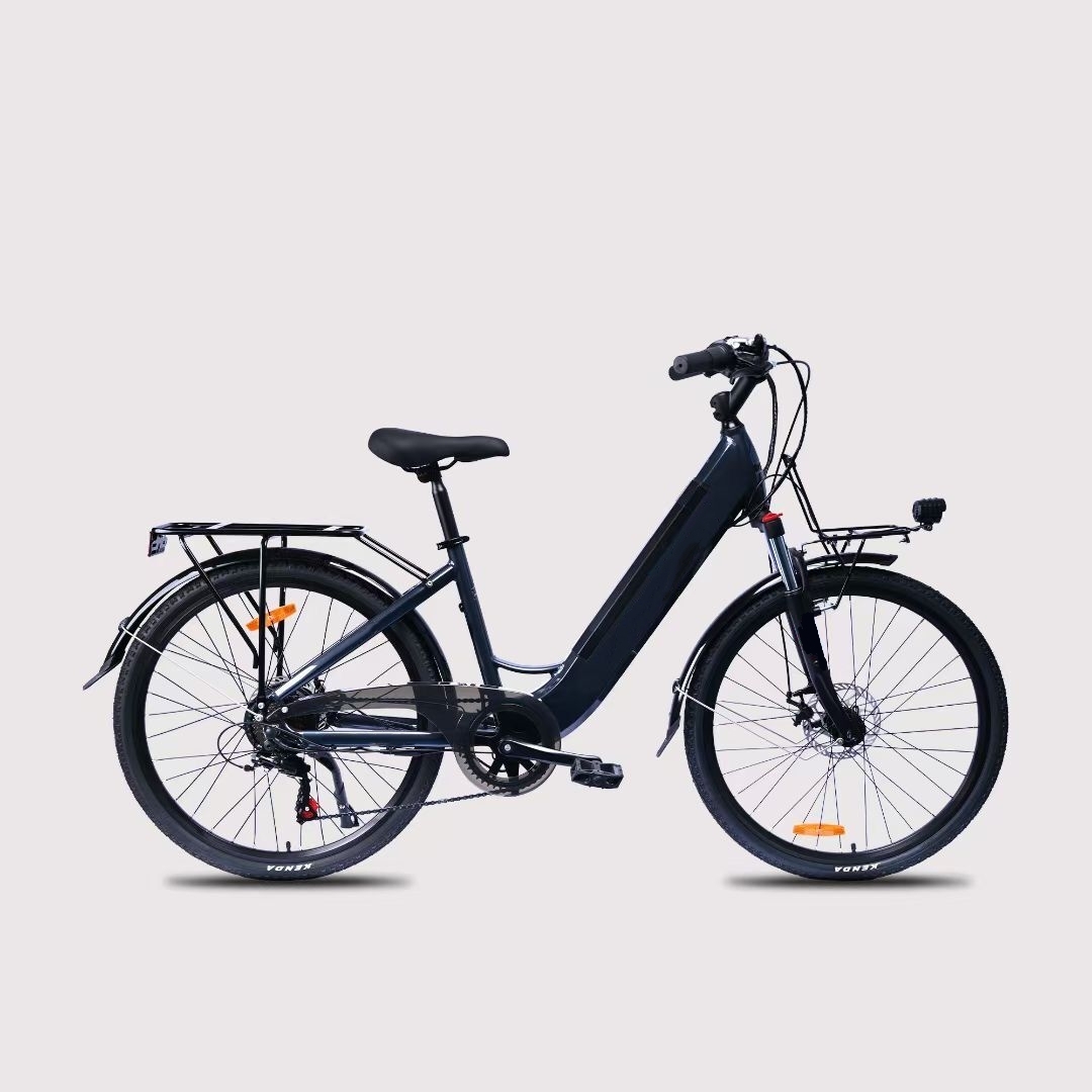 Ladies Step Thru Electric City Bike 36V 11Ah 7 Speed 26" / 24" Electric Bicycle