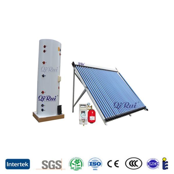800kpa/116psi Rooftop Parabolic Trough Heat Pipe Solar Thermal Water Collector