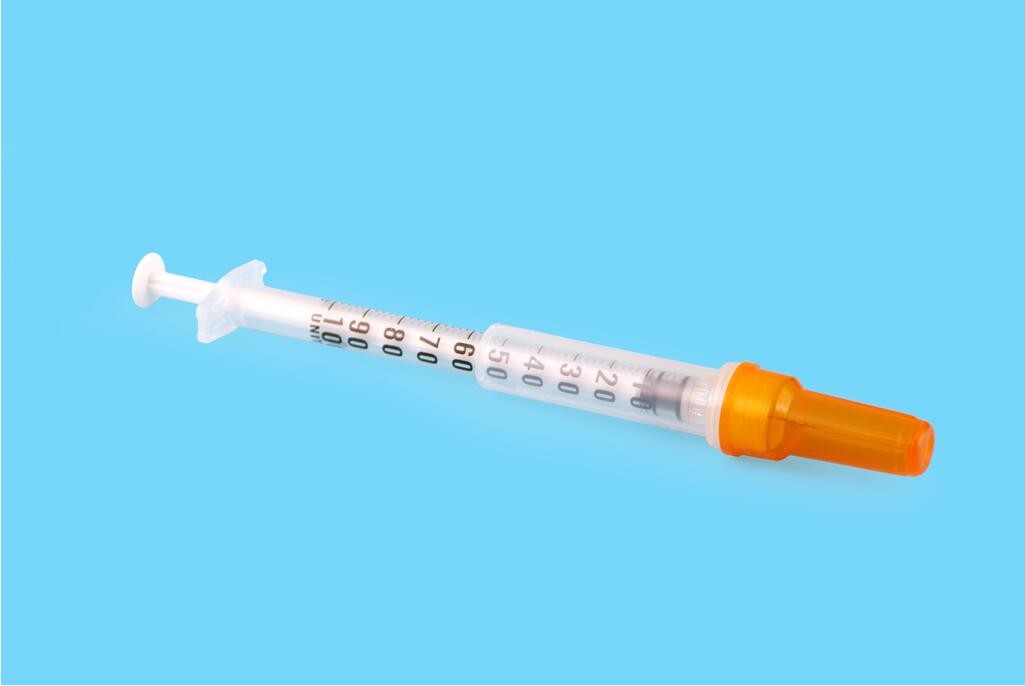 Disposable 0.5Ml 1ml Insulin Syringe With Retractable Needle U-40 U-100