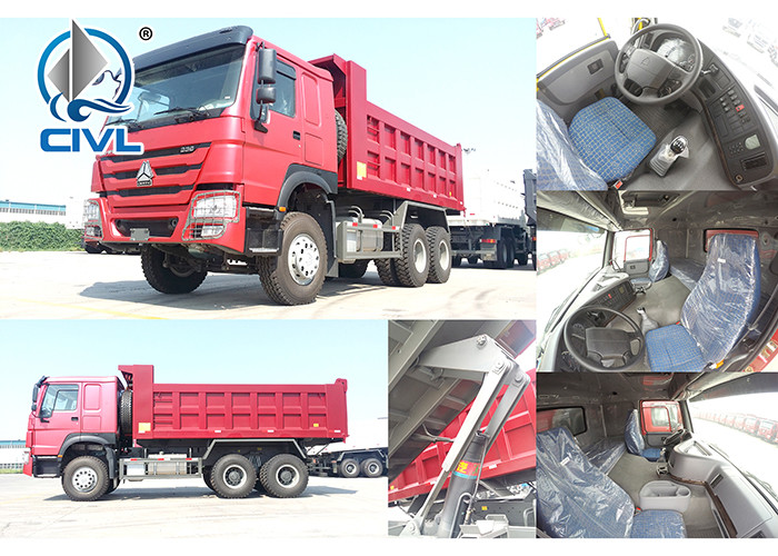 Sinotruk HOWO Heavy Duty Dump Truck Twin Countershaft Structure Transmission