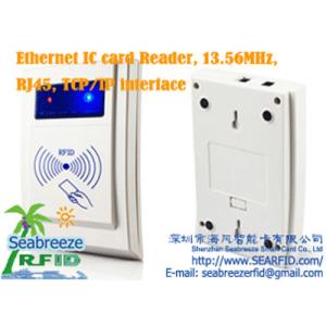 Ethernet IC card Reader, Access Control Reader, RJ45, TCP/IP interface, for