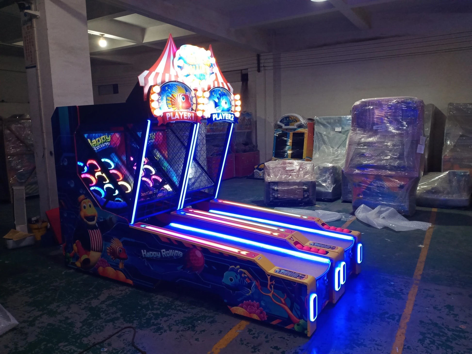 Happy Rolling Bowling Sport Game Machine Amusement Coin Operated Electronic Lottery Ticket Redemption Games