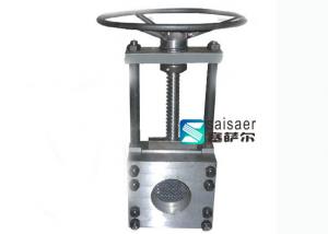 Manual Rotating Vertical Screen Changer For Extruder Single Plate Stainless Steel Bar