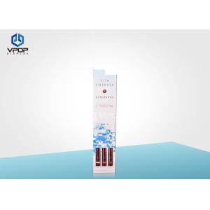 Sunscreen Cardboard Counter Display Stands UV Coating With Strong Structure