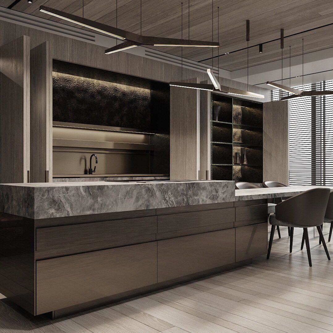 Automatic Interior Design Hotel Home Melamine Smart Cabinet Kitchen