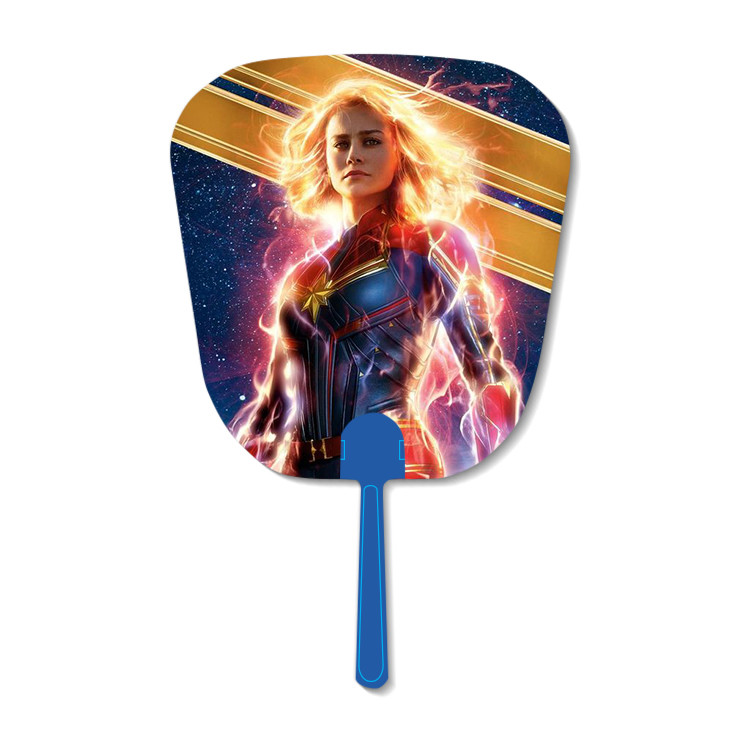 Lenticular Image Printing Personalized Hand Fans Kopo Design For Restaurant / Office