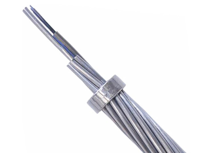 Power Optical Cable OPGW Optical Fiber 4-48 Core 100 Cross Section Outdoor Composite Overhead Ground Wire Optical Cable